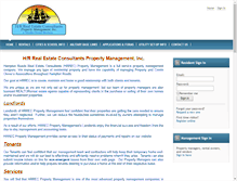 Tablet Screenshot of hrpropertymanagement.com